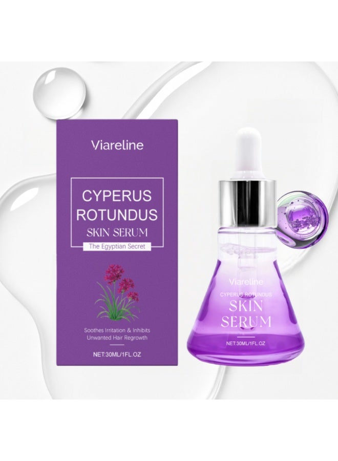 فياريلاين Cyperus Rotundus Skin Serum 30ml | Post-hair Removal Treatment Serum, Inhibits Hair Growth, Brightens and Fades Hair Marks. - Image 1